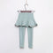 Pantalón Falda Infantil Coreano de Terciopelo Grueso 380g - Abrigo Exterior Premium