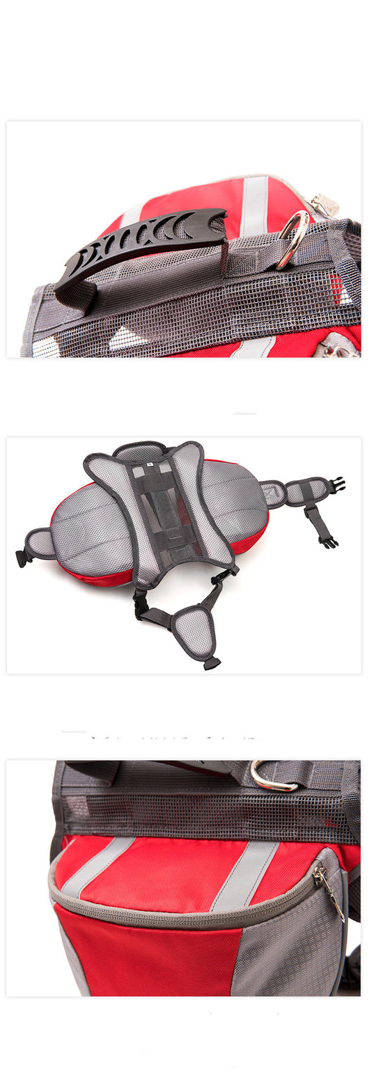 Mochila Oxford para Mascotas con Compartimiento de Transporte - Image 7