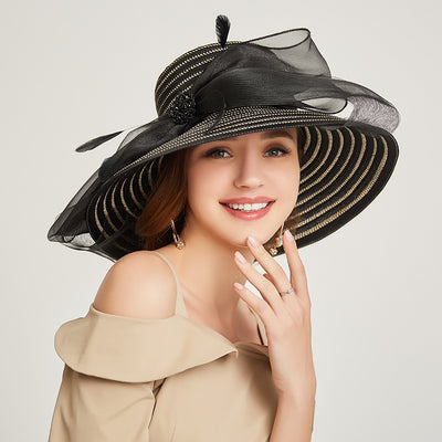 Sombrero Elegante de Ala Ancha para Mujer - Protección Solar Cómoda - Image 6