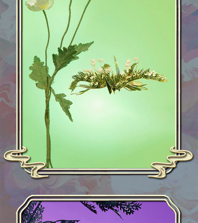Puzzle Metálico Grúa Floral - Modelo 3D Armable Hecho a Mano - Image 10