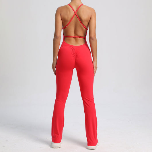 Jumpsuit Deportivo de Alta Intensidad con Tirantes Ajustables para Yoga - Image 12