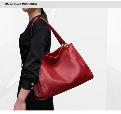 Bolso de Cuero Genuino para Mujer - Diseño Minimalista de Bandolera - Image 17