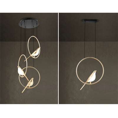 Lámpara Colgante Minimalista Diseño Pájaro Urraca - Image 10