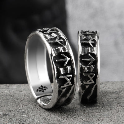 Anillo Vikingo Nórdico de Diseño Artesanal - Estilo Pirata y Totem - Image 12
