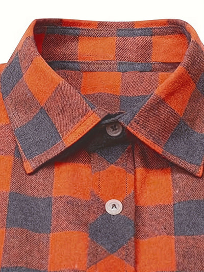 Camisa de Franela a Cuadros para Hombre - Uso Todo el Año - Image 16