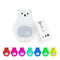 Large White Bear Seven-Color Remote Control