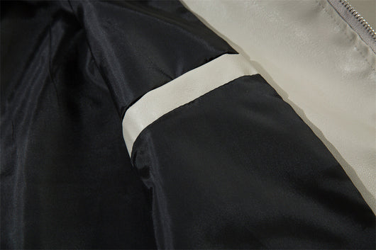 Chaqueta de Cuero PU Estilo Europeo Americano con Estampado Automotriz - Image 17