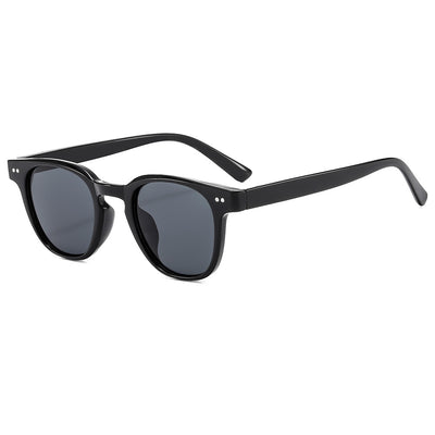 Brown square-frame sunglasses with brown lenses, suitable for sun protection and fashion wear. - Image 2