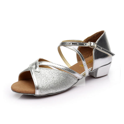 Zapatos de Danza Infantiles con Tacón Bajo y Suela Suave - Estándar Nacional - Image 5