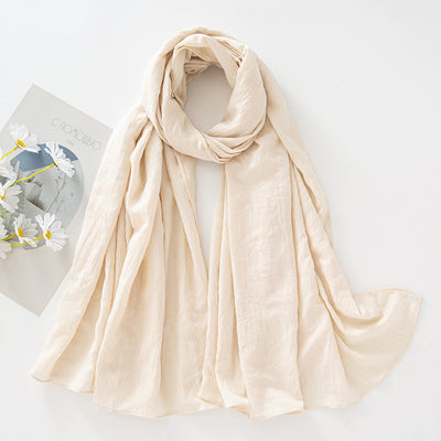 Pañuelo de Rayón Natural con Efecto Arrugado - Accesorio Versátil para Bolso - Image 33