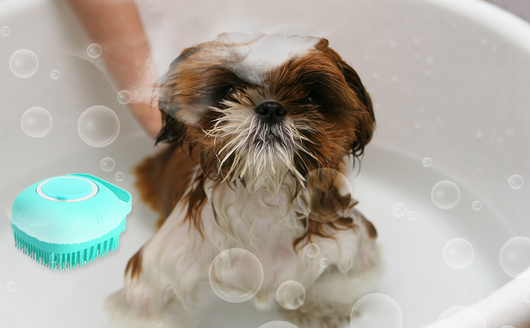 Cepillo de Baño para Mascotas con Dispensador de Jabón - Cerdas de Silicona Suave - Image 32