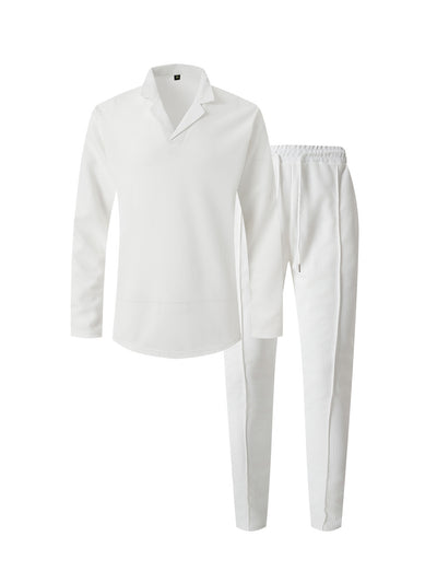 Traje Ejecutivo Clásico para Hombre - Colores Sólidos Otoño Invierno - Image 16