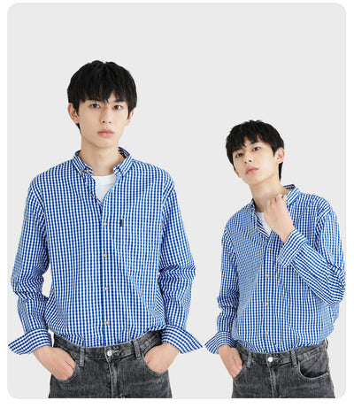 Camisa Cuadros Algodón Transpirable Ajuste Slim para Hombre - Image 8