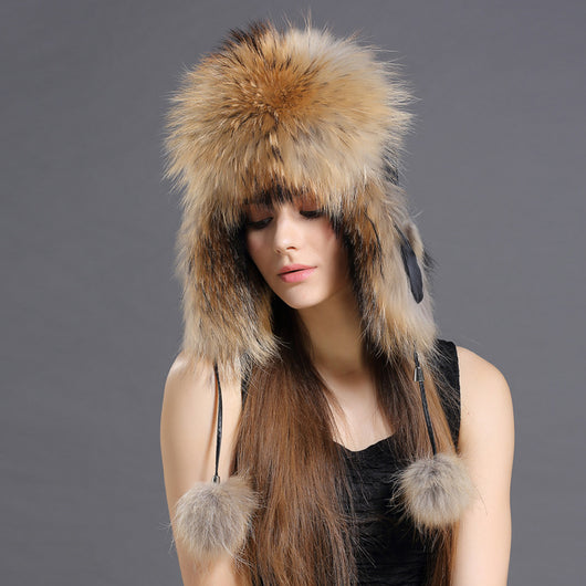 Gorro Lei Feng Coreano con Pelaje de Zorro para Otoño e Invierno - Image 11