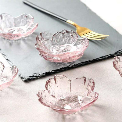 Platillo de Vidrio con Patrón de Martillado Japonés - Image 7