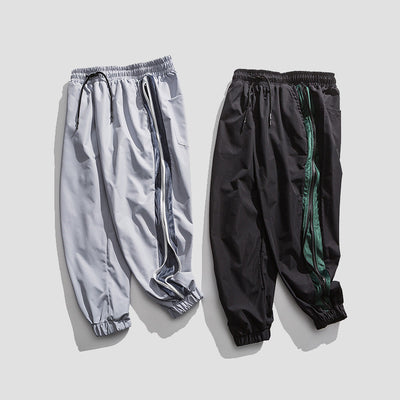 Pantalón Funcional de Pierna Ancha con Cierre Lateral