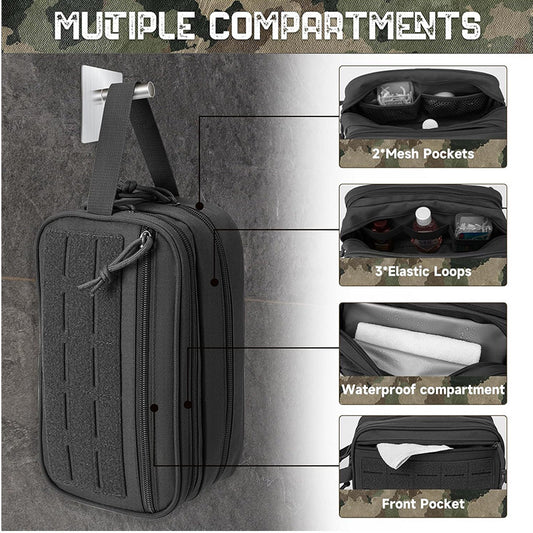 Bolsa Táctica de Aseo para Hombre - Organizador Portátil Resistente - Image 2