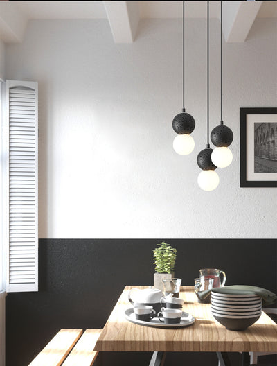 Lámpara Colgante Nórdica Decorativa de Terrazzo para Restaurantes y Cafés - Image 18