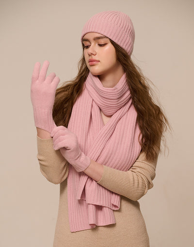 Conjunto de Abrigo Invernal: Gorro, Bufanda y Guantes en Lana para Mujer - Image 18