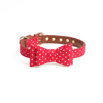 Collar con Lazo de Lunares para Mascota - Image 5