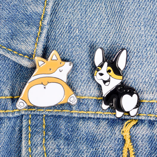 Broche Pin Perro Cartoon con Efecto Goteo - Insignia Aleación Metálica - Image 13