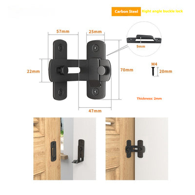 Cerradura de Puerta Corredera Acero Inoxidable - Seguridad Industrial Premium - Image 6