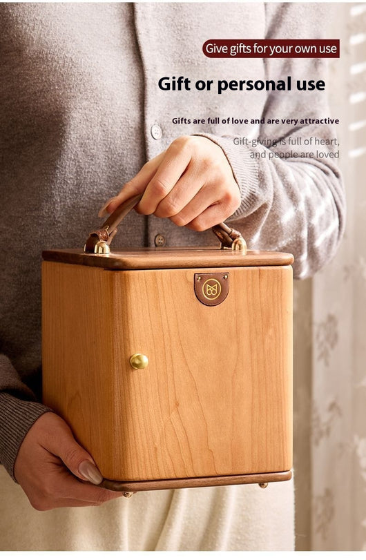 Joyero de Madera de Nogal Macizo con Almacenamiento Multicapa de Gran Capacidad - Image 17