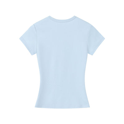 Camiseta Ajustada Cuello Redondo para Mujer - Efecto Reductor - Image 27