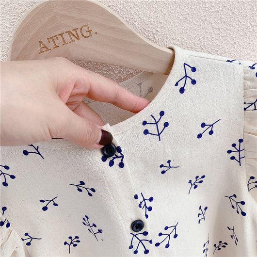 Blusa de Algodón con Mangas Abullonadas para Niña - Image 14