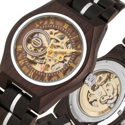 Reloj Automático para Hombre con Esfera Calada de Estilo Romano - Image 7