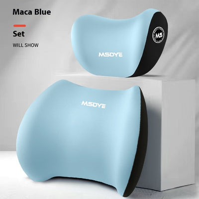 Almohada de Soporte Lumbar y Cervical con Espuma Viscoelástica para Auto - Image 6