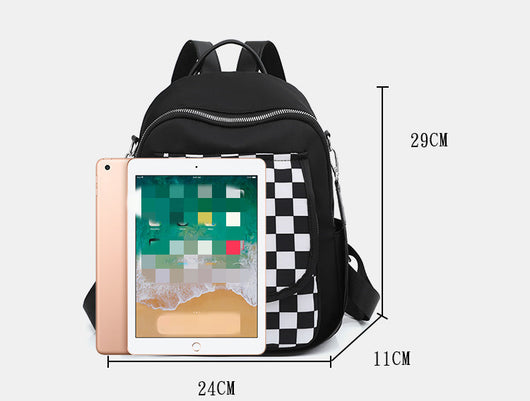 Mochila de Lona Nylon Bicolor Ultraligera - Image 7