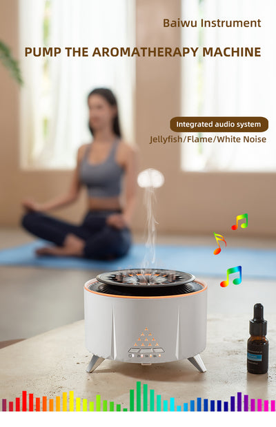 Difusor de Aroma Inteligente Portátil con Llama Simulada y Tecnología Ultrasónica - Image 25