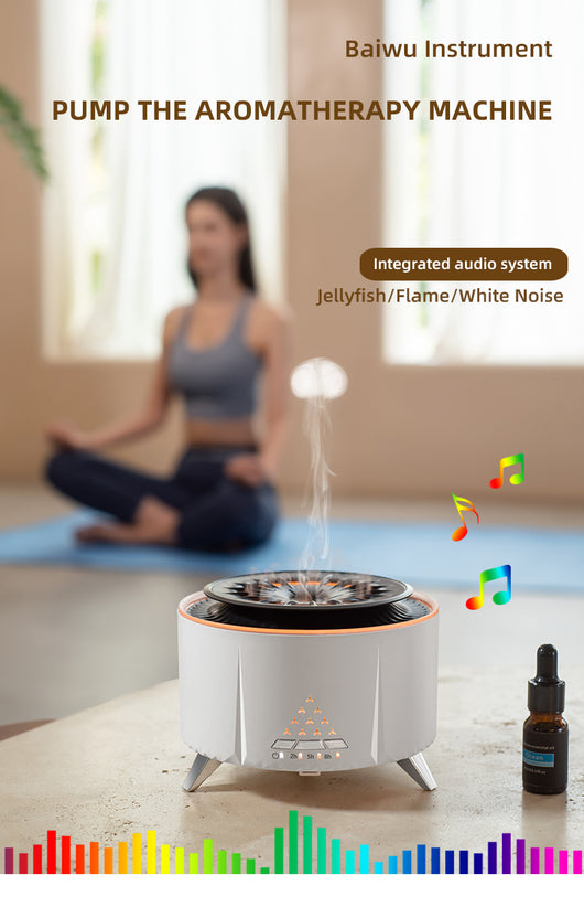 Difusor de Aroma Inteligente Portátil con Llama Simulada y Tecnología Ultrasónica - Image 25