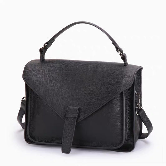 Bolsa Mensajero de Cuero Retro Gran Capacidad