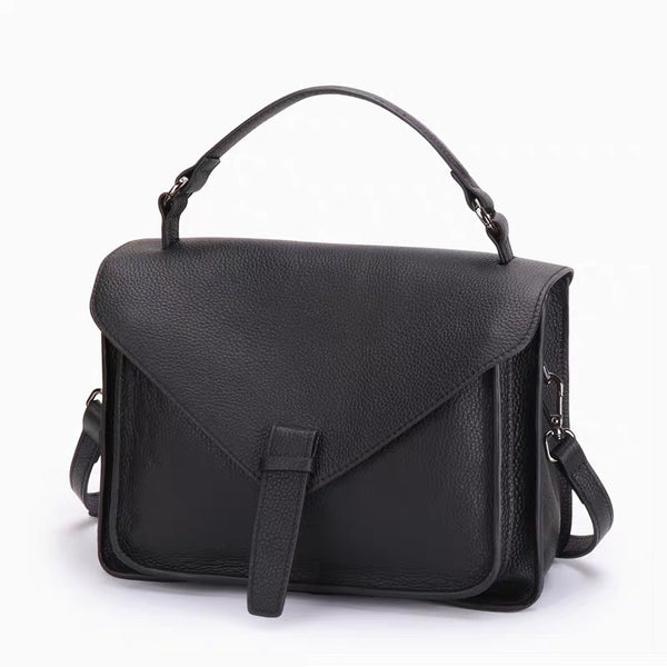 Bolsa Mensajero de Cuero Retro Gran Capacidad