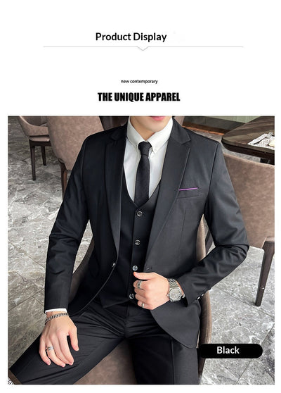 Traje Slim Fit Británico para Hombre - Conjunto Casual Elegante - Image 23