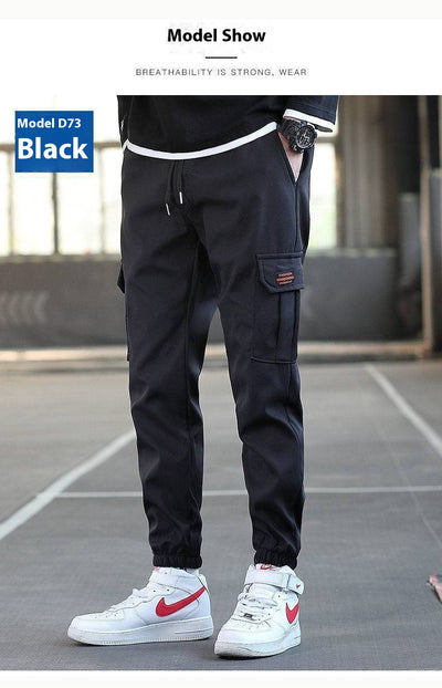 Pantalones de Trabajo Resistentes con Bolsillos Múltiples y Cintura Elástica - Image 12