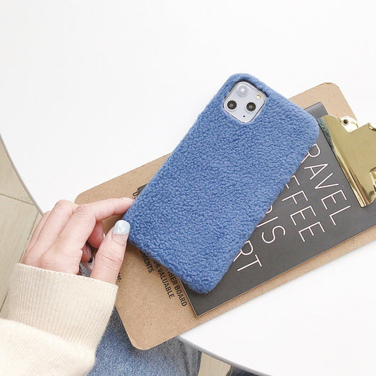 Funda de Tela de Felpa de Cordero para Teléfono Móvil - Image 4