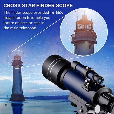 Telescopio Refractor 70mm para Astronomía - Ideal para Niños y Adultos Principiantes - Image 10