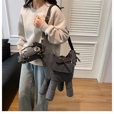Bolsa de Lona Retro Gran Capacidad - Bandolera Crossbody Estilo Vintage - Image 11