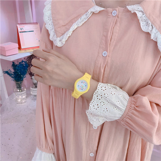 Reloj de Colores Pastel Estilo Kawaii Japonés - Image 8