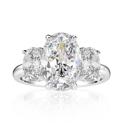 Anillo de Propuesta en Oro Blanco 18K con Diamante de Alto Carbono - Image 10