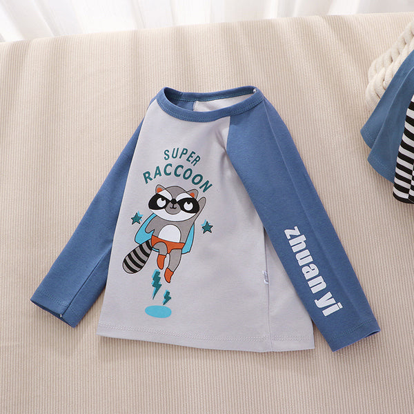 Camiseta Térmica Infantil de Algodón - Manga Larga Niños y Niñas