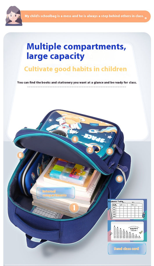 Mochila Escolar Impermeable Ultraligera de Gran Capacidad para Estudiantes - Image 11