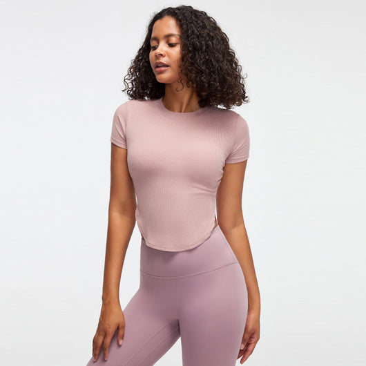 Blusa Deportiva Ajustada con Soporte de Pecho para Correr - Image 14