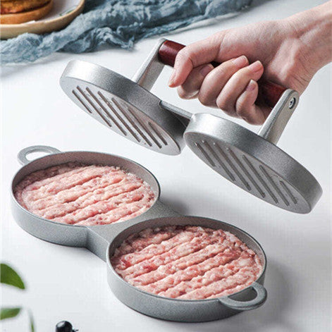 Prensa para Hamburguesas de Aluminio - Molde Profesional para Carnes a la Parrilla - Image 9