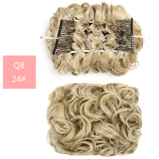 Peluca Esponjosa de Fibra de Alta Temperatura con Peine Insertable - Image 25