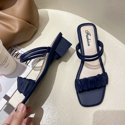 Sandalias Deslizables Gruesas para Mujer - Versátiles y Cómodas - Image 12