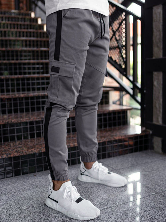 Pantalones Casuales de Cuero para Hombre